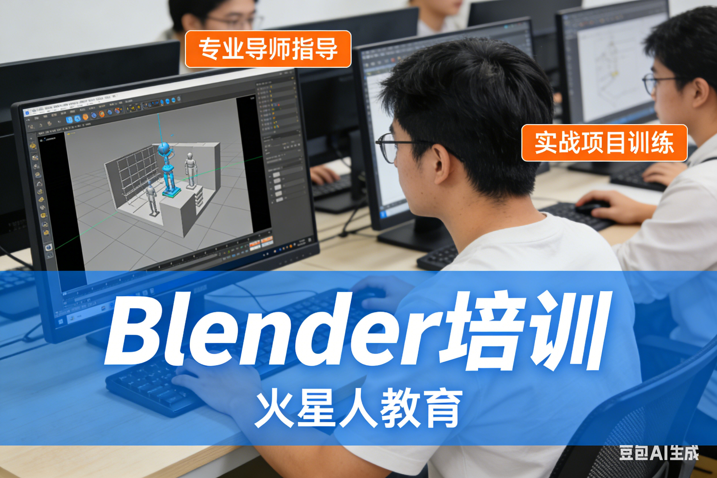 学三维设计，Blender培训课程—零基础入门，从这里出发