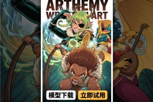 美漫卡通 AI 绘画模型 3.5 版本重磅更新！广角镜头 + 手部优化，美式漫画创作神器