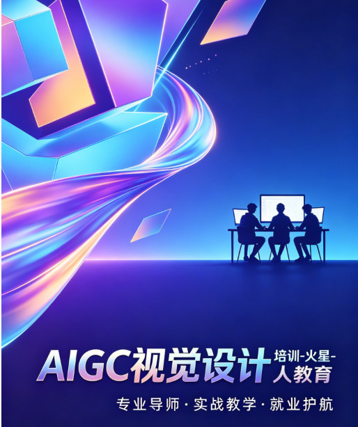 零基础能学AIGC视觉设计吗？火星人教育课程/班型/适合人群（北京线下小班）