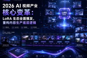 2026 AI 视频产业核心变革：LoRA 生态全面爆发，重构内容生产底层逻辑