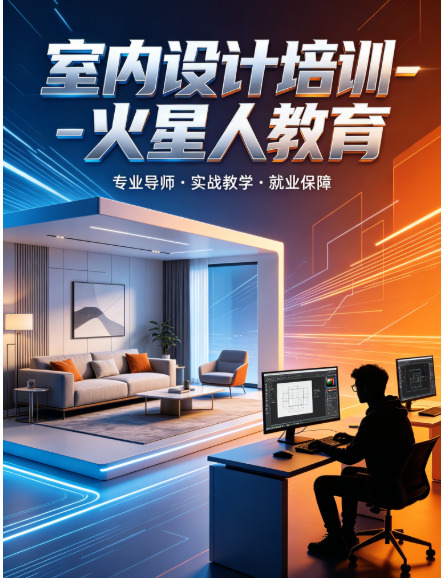 北京/深圳室内设计培训班推荐|火星人教育:AIGC+全案设计实战教学
