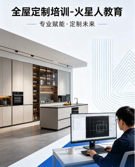北京全屋定制设计师培训班推荐｜火星人教育小班面授，学完能拆单能谈单