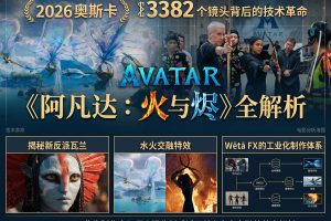 2026 奥斯卡最佳视效《阿凡达：火与烬》全解析：3382 个镜头背后的技术革命